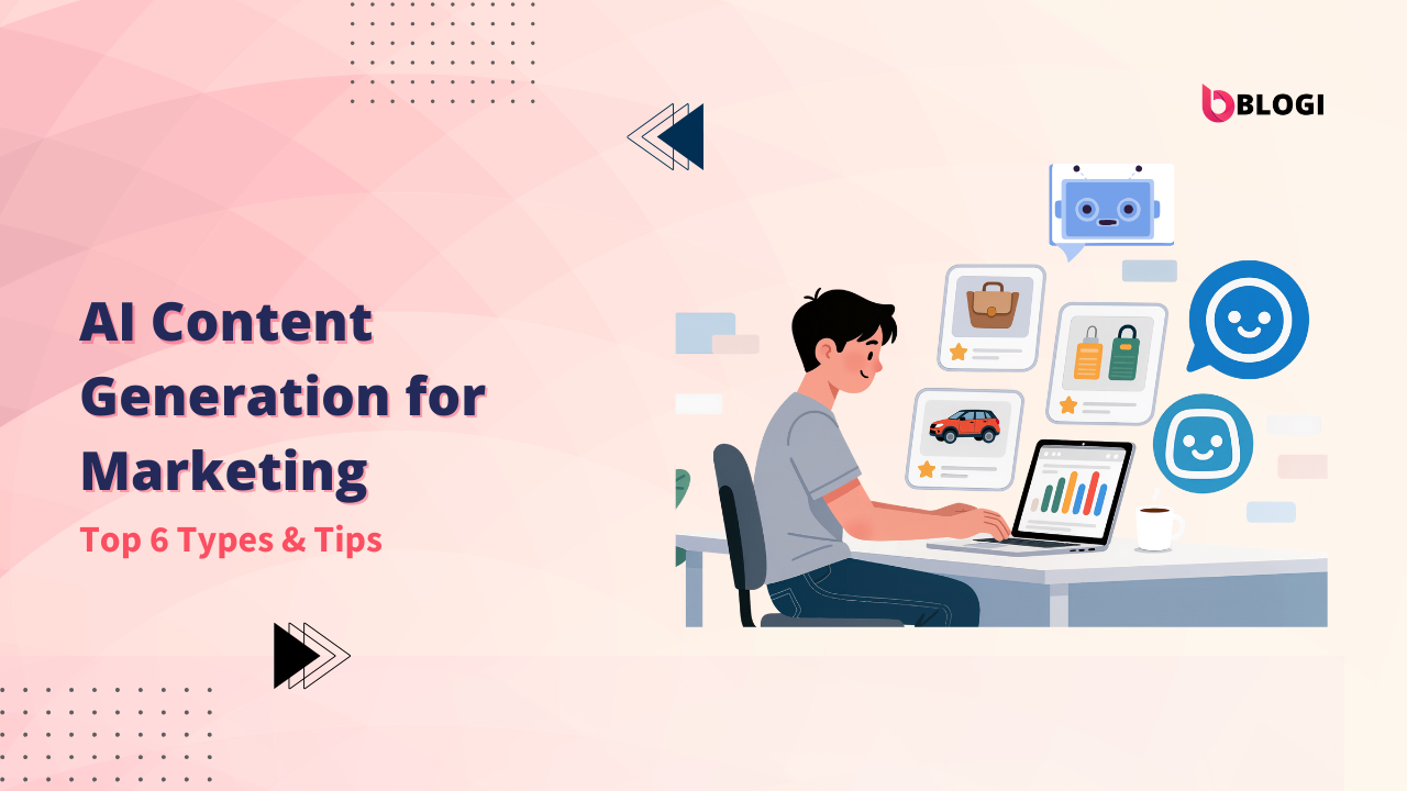 AI Content Generation for Marketing: Top 6 Types & Tips